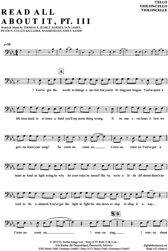 Produktbild zu: Read all about it Pt. III Emeli Sande