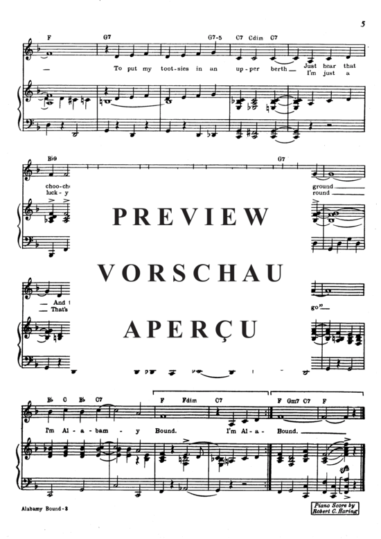 Produktgalerie: Seite 5 von 8 Alabamy Bound , Henderson, Fletcher  , Klavier und Gesang