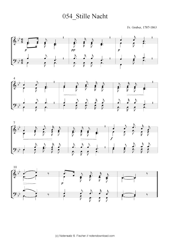 Produktbild zu: Stille Nacht Fr. Gruber, 1787-1863