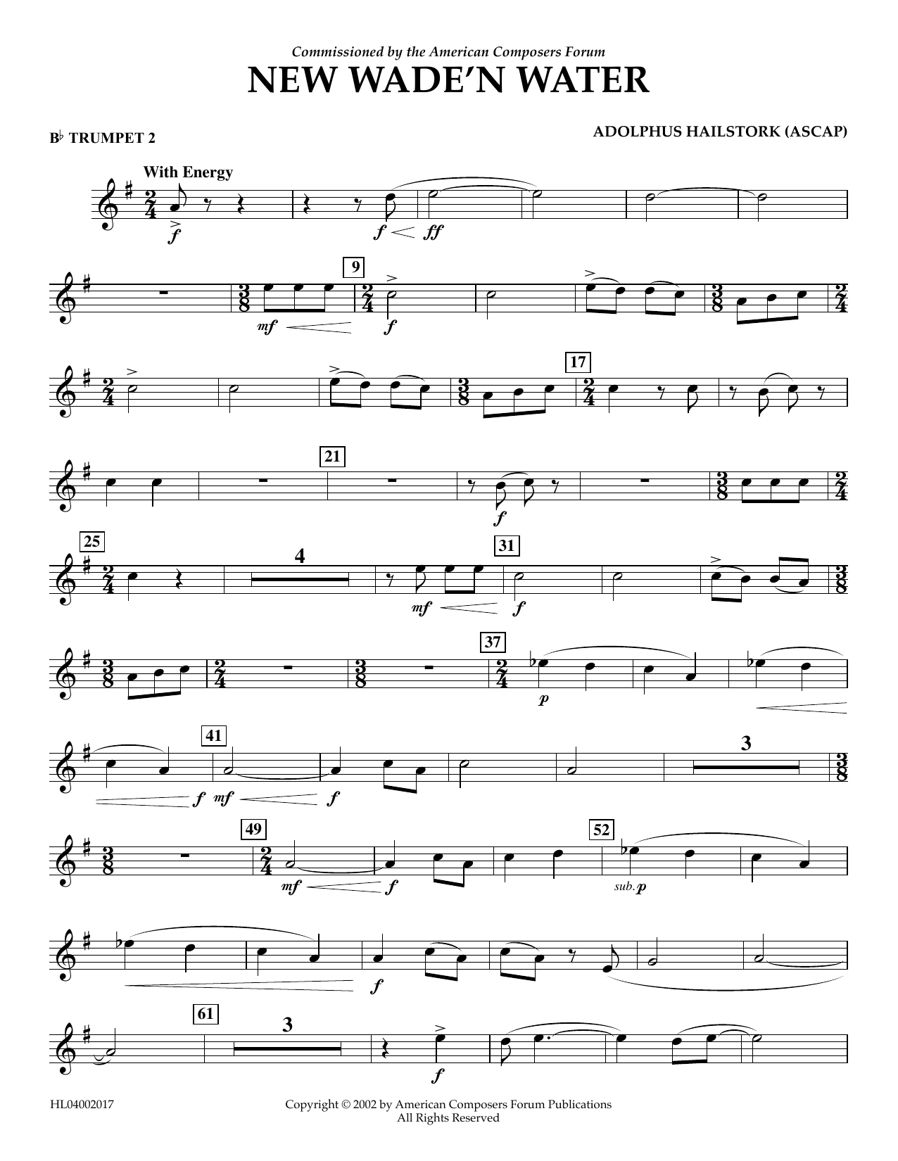 Produktbild zu: New Wade 'n Water - Bb Trumpet 2