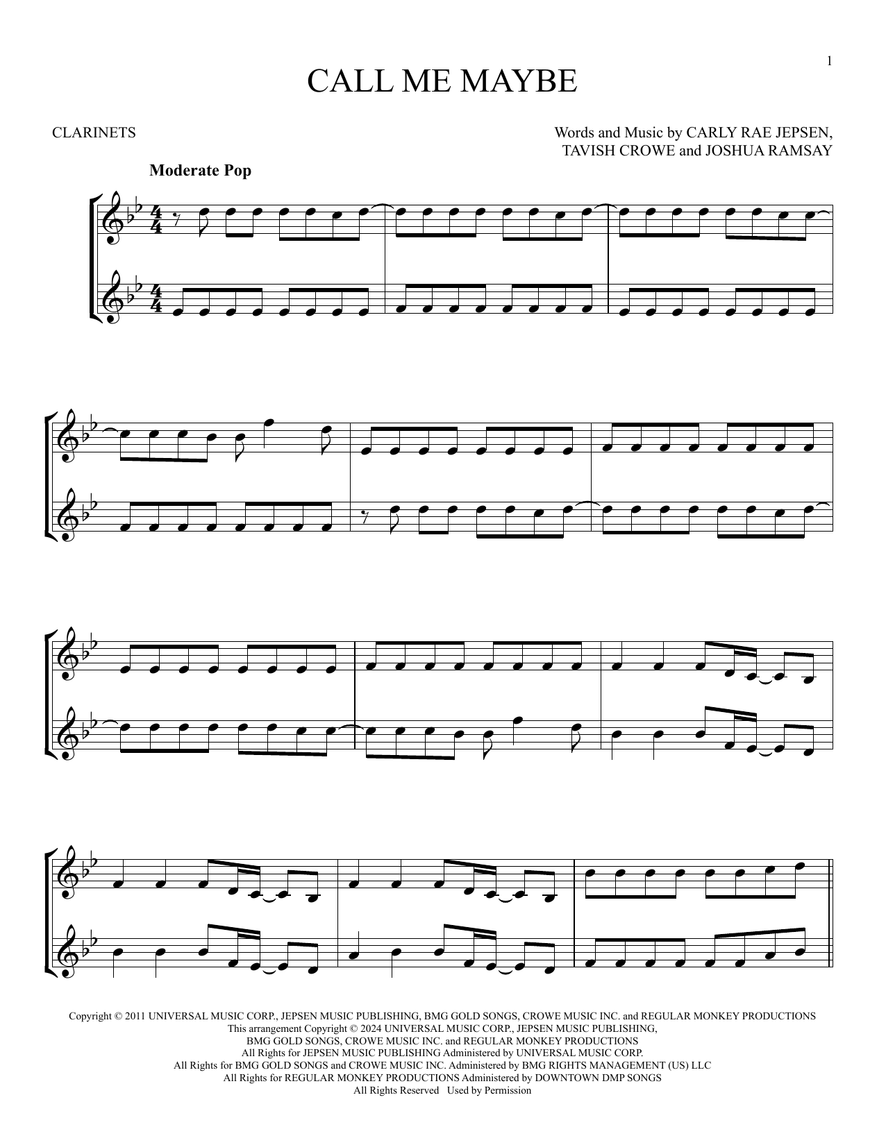 Product gallery: Page 1 of 1 Call Me Maybe, Carly Rae Jepsen