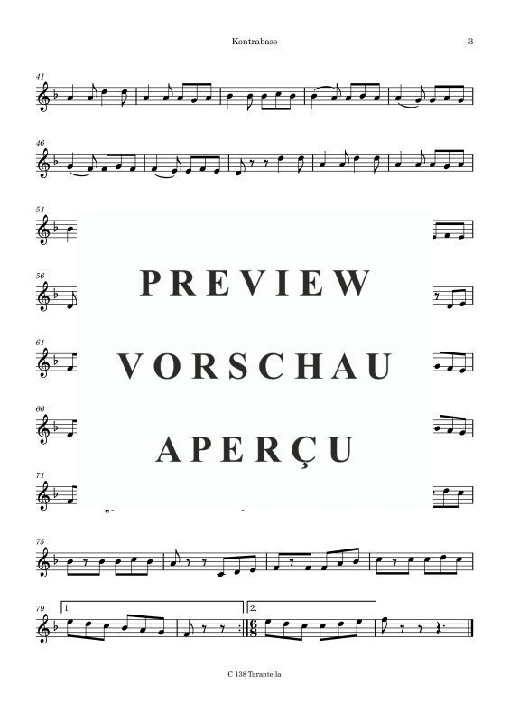 Produktgalerie: Seite 4 von 11 Tarantella aus Neapel, , Cello und Kontrabass