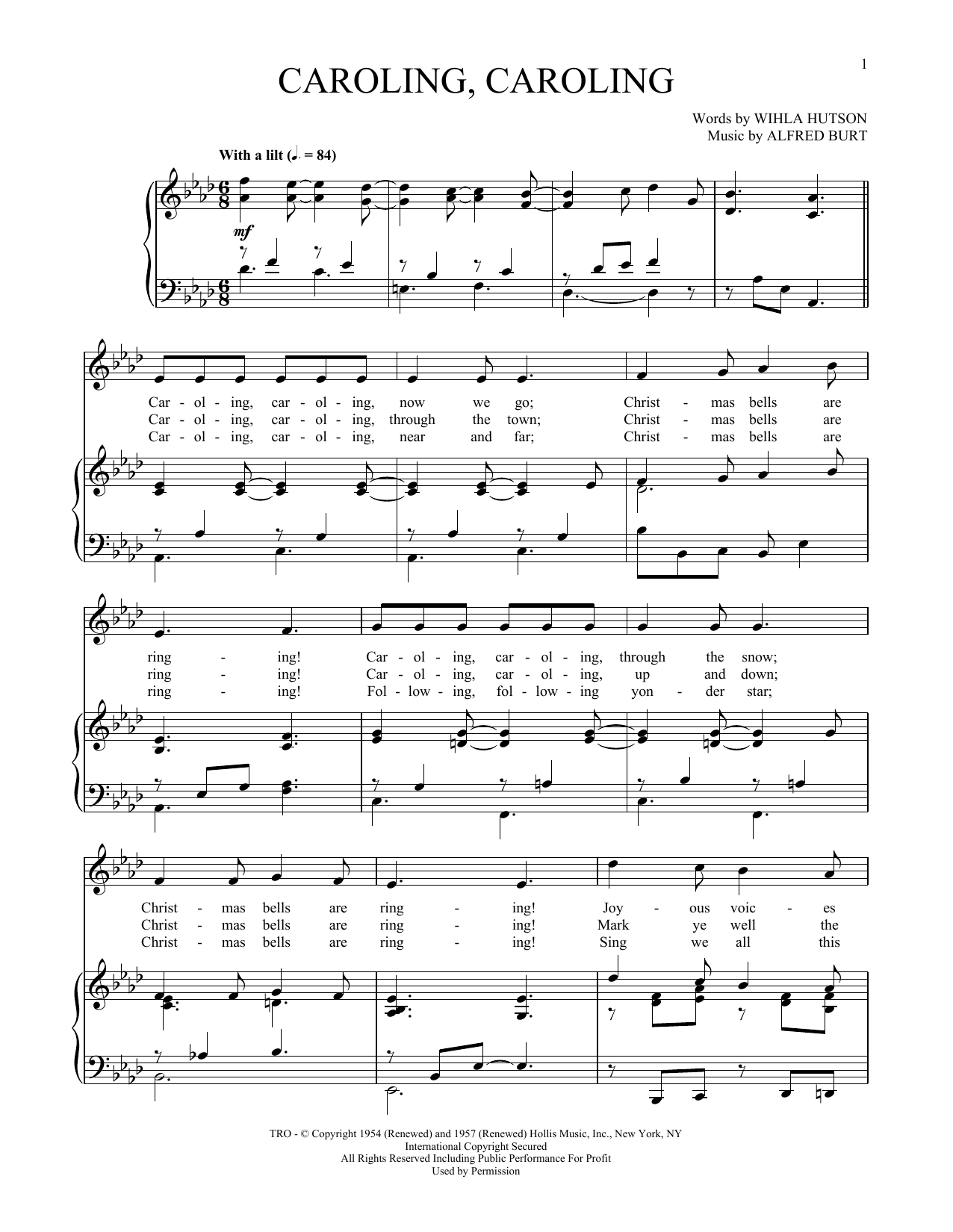 Product gallery: Page 1 of 1 Caroling, Caroling, Wihla Hutson
