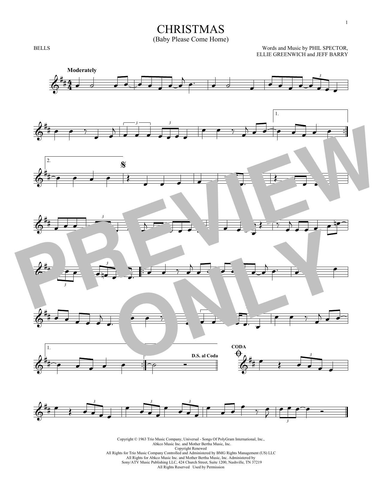 Produktgalerie: Seite 1 von 1 Christmas (Baby Please Come Home), Darlene Love, Percussion