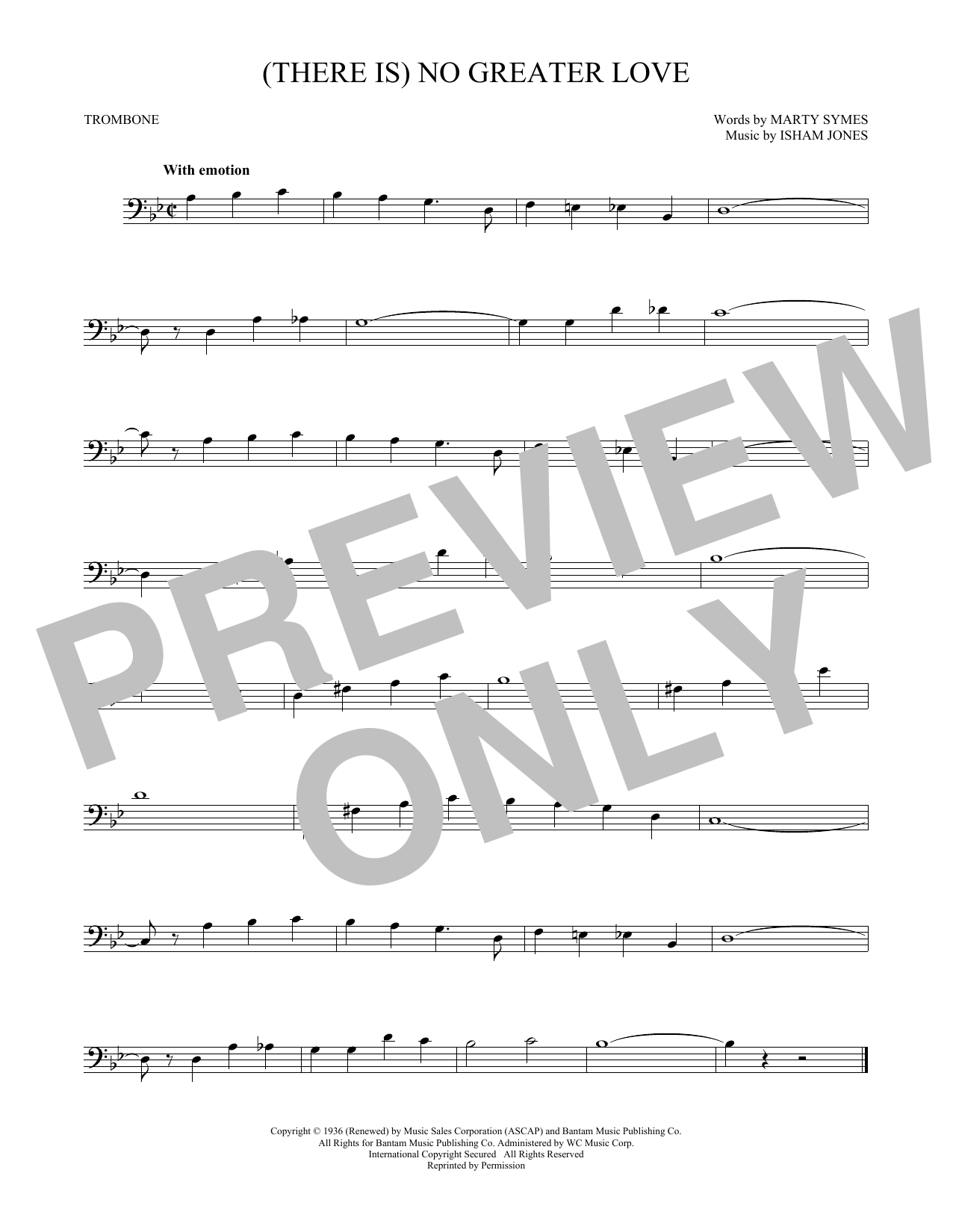 Product gallery: Page 1 of 1 (There Is) No Greater Love, Isham Jones