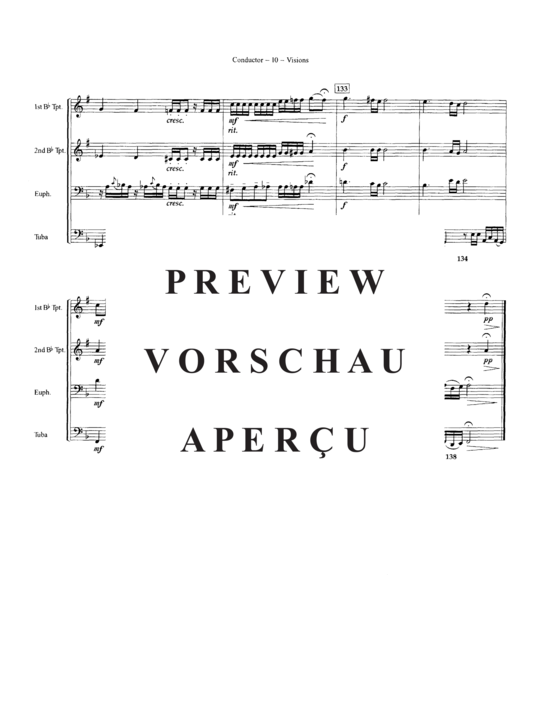 Produktgalerie: Seite 13 von 21 Visions , , (Blechbläserquartett 2x Trompete, Euphonium + Tuba)