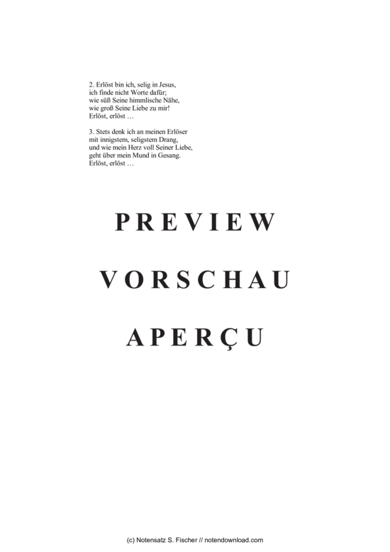 Product gallery: Page 2 of 2 Erlöst bin ich , , (mixed choir)