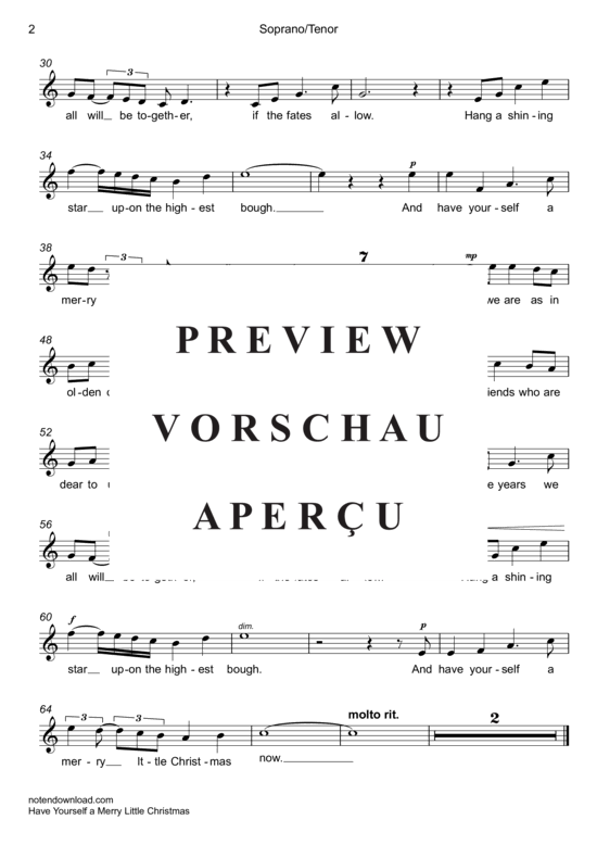 Product gallery: Page 7 of 7 Have Yourself A Merry Little Christmas (Jazz-Version) , , (voice soprano/tenor + piano)