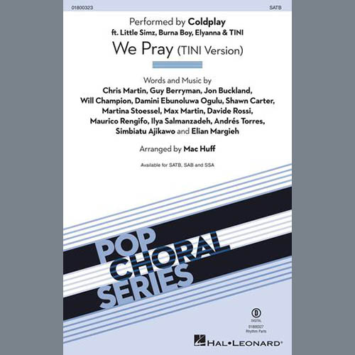 Produktbild zu: We Pray - Tini Version (arr. Mac Huff)