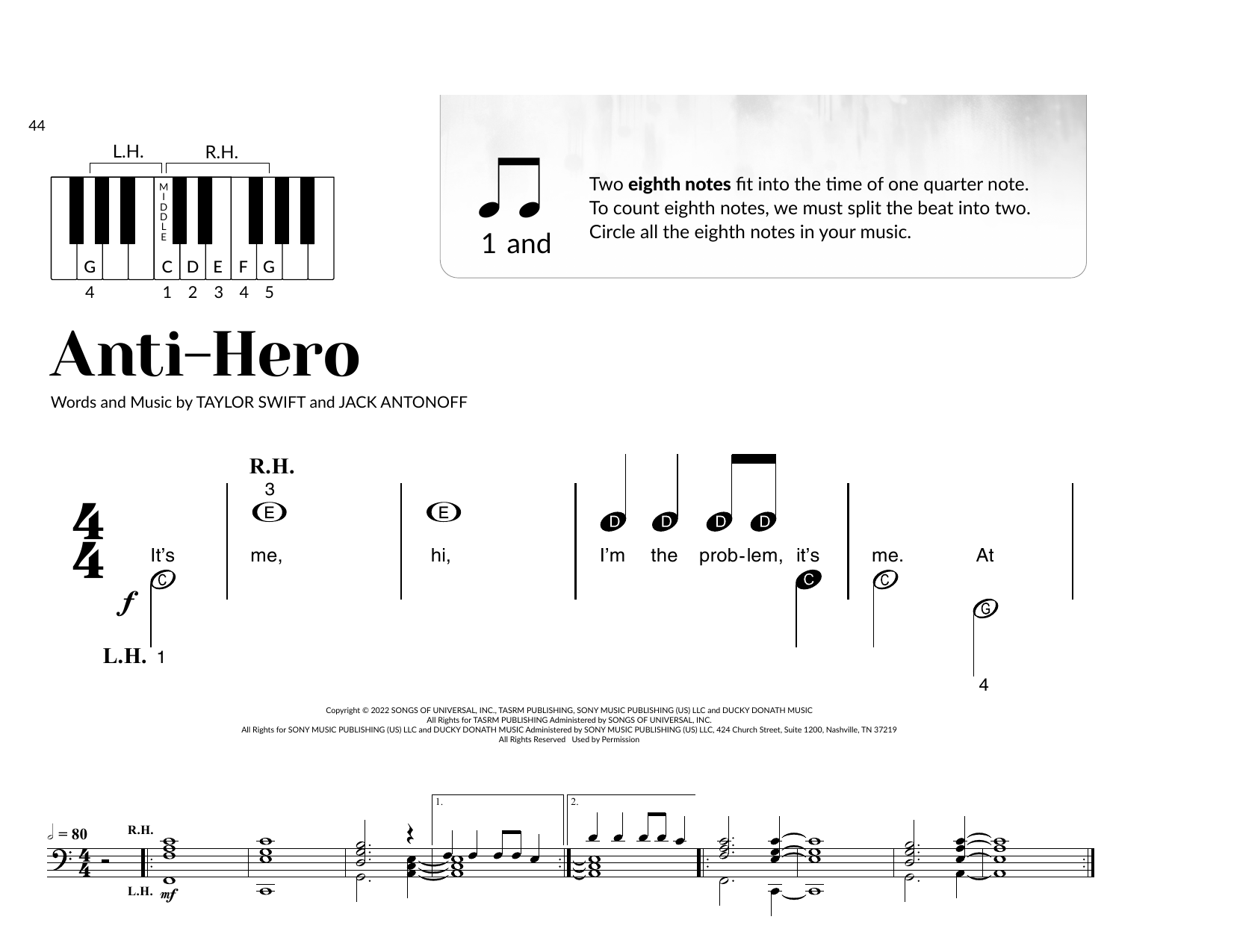 Produktbild zu: Anti-Hero (arr. Brittany McCorriston)
