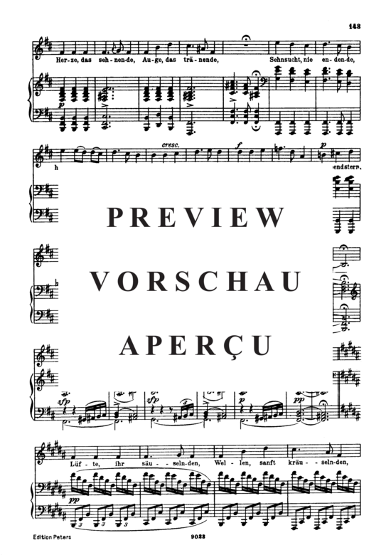 Product gallery: Page 3 of 5 In der Ferne D.957-6 (Schwanengesang), , High Voice and Piano