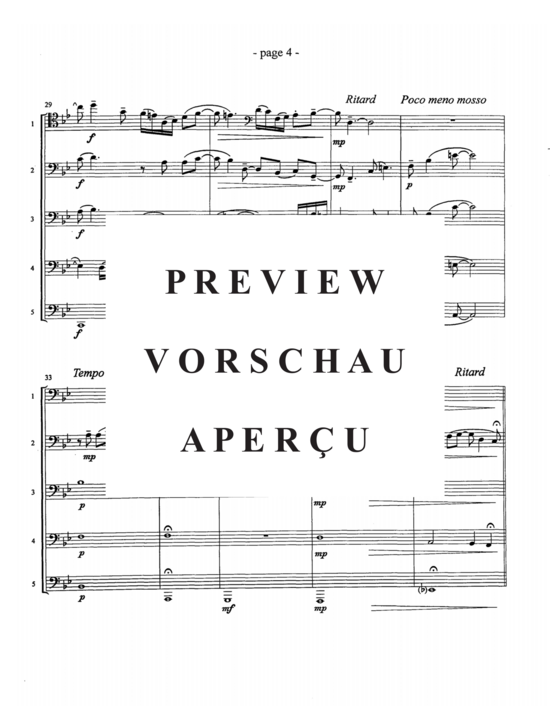 Product gallery: Page 7 of 19 Lullabye for Bear , , (5 trombones)