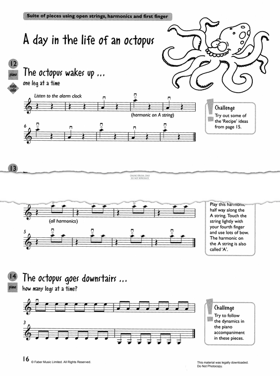 Produktgalerie: Seite 1 von 1 A Day In The Life Of An Octopus, Mary Cohen, Violine