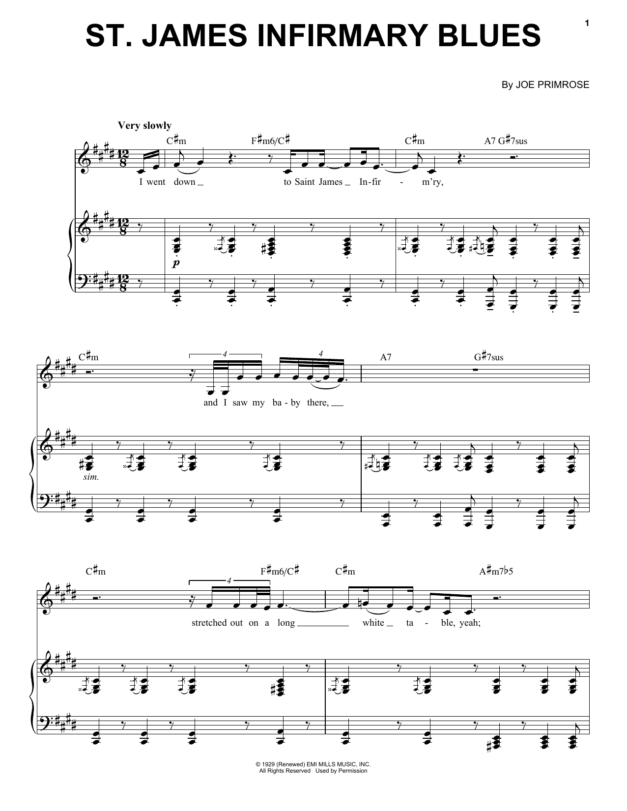 Produktgalerie: Seite 1 von 1 Saint James Infirmary Blues, Jon Batiste, Gesang, Gitarre, Klavier