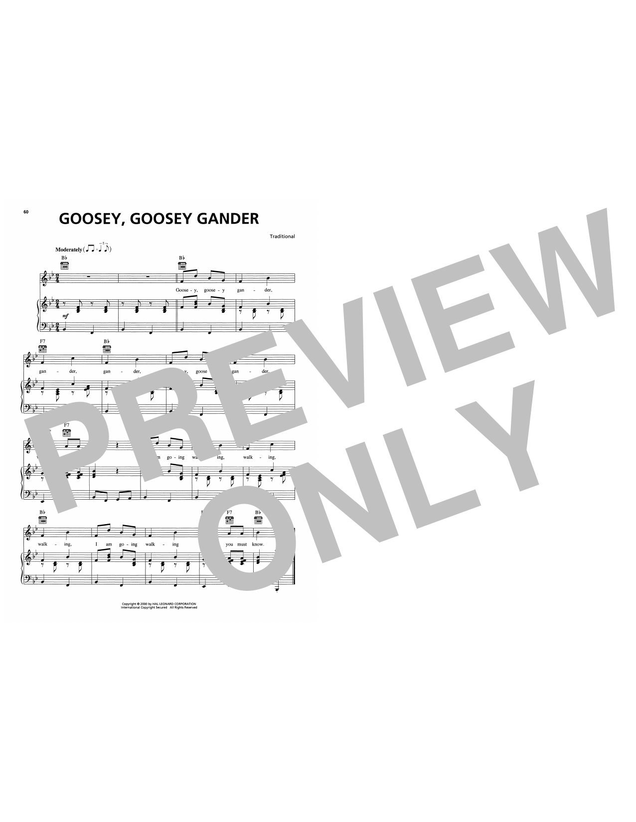 Produktbild zu: Goosey, Goosey Gander