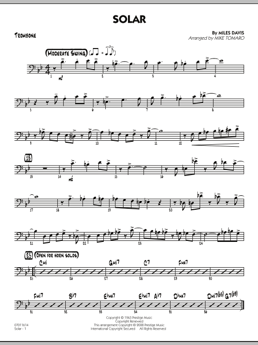 Produktgalerie: Seite 1 von 1 Solar - Trombone, Mike Tomaro