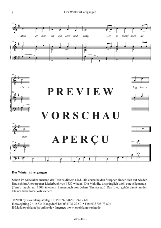 gallery: Der Winter ist vergangen , , (Gesang + Klavier)