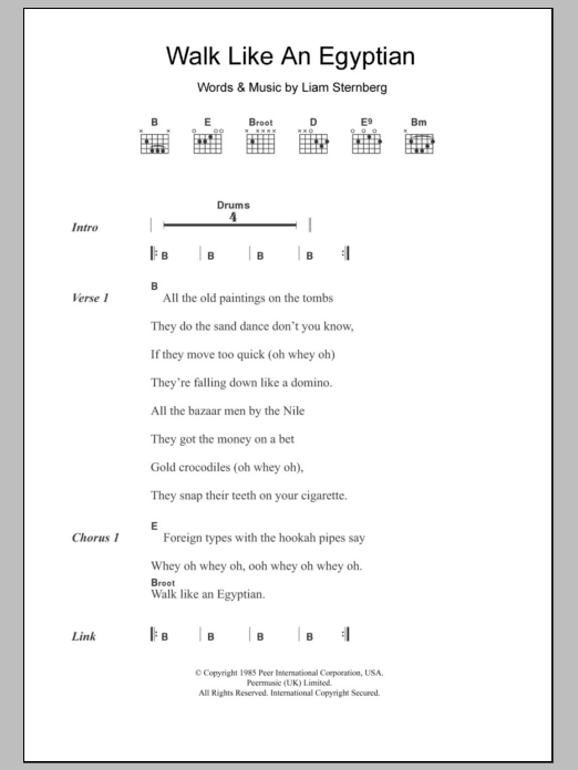 Produktbild zu: Walk Like An Egyptian