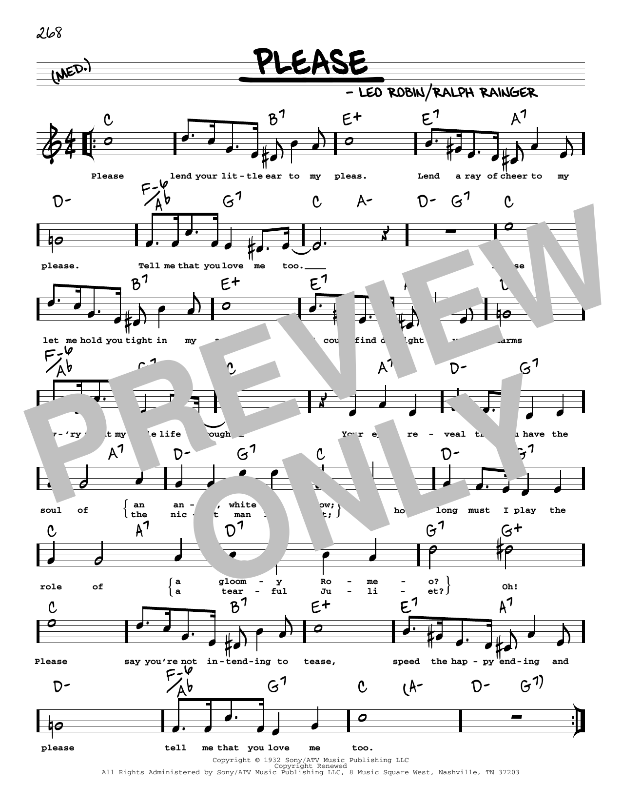 Product picture to: Please (arr. Robert Rawlins)