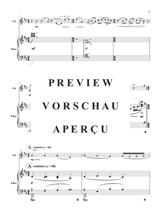 Produktgalerie: Seite 5 von 21 Rhapsody , , (Trompete und Klavier)