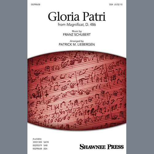 Produktbild zu: Gloria Patri (from Magnificat, D. 486) (arr. Patrick M. Liebergen)