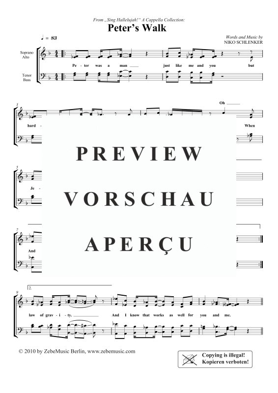 Product gallery: Page 3 of 5 Peter´s Walk, , Mixed Choir