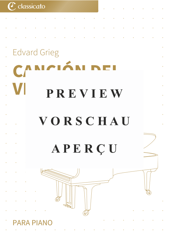 Product gallery: Page 2 of 6 Canción del vigilante - No. 3 de Piezas líricas, Libro 1, op. 12, , Piano Solo