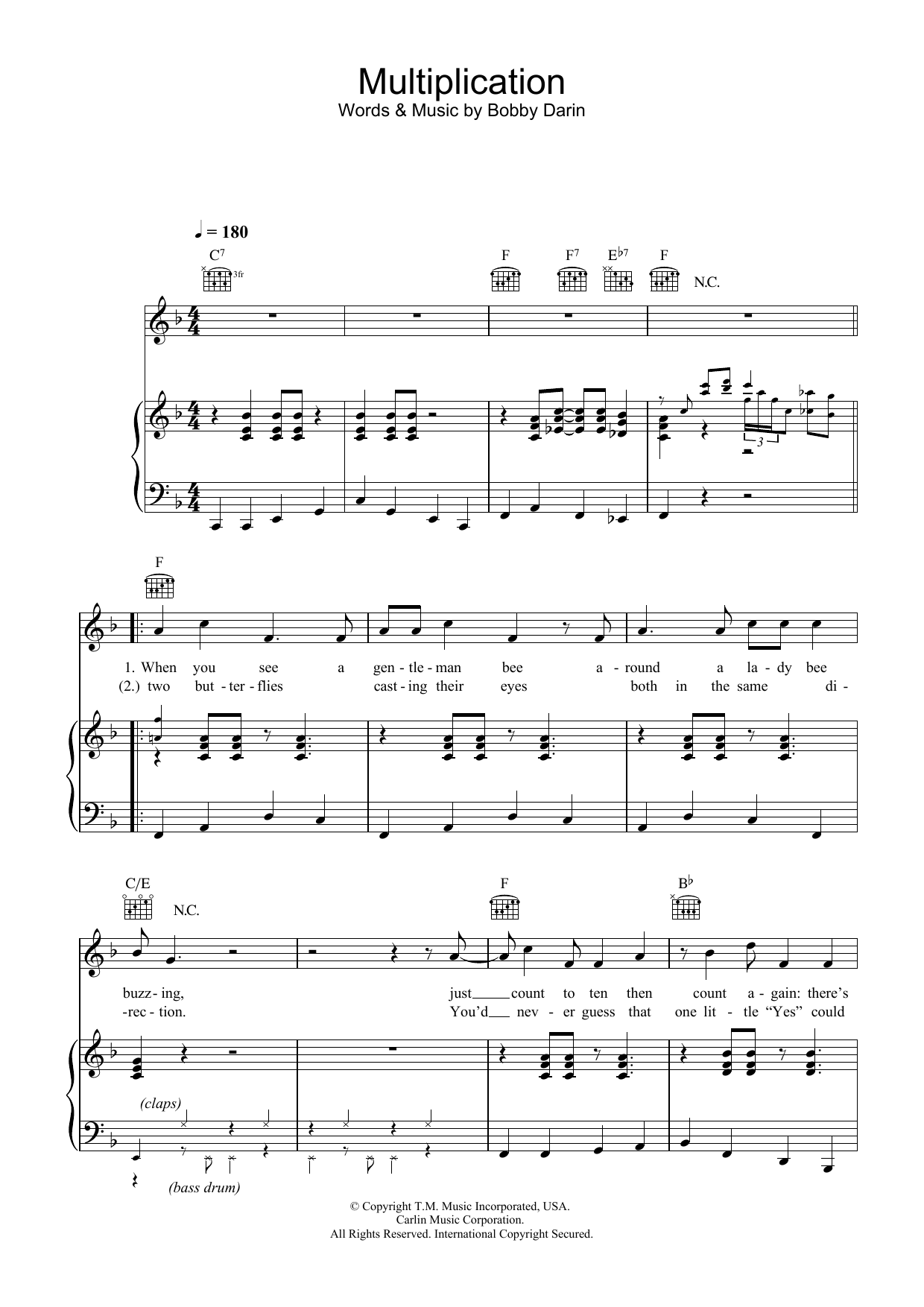 Product gallery: Page 1 of 1 Multiplication, Bobby Darin