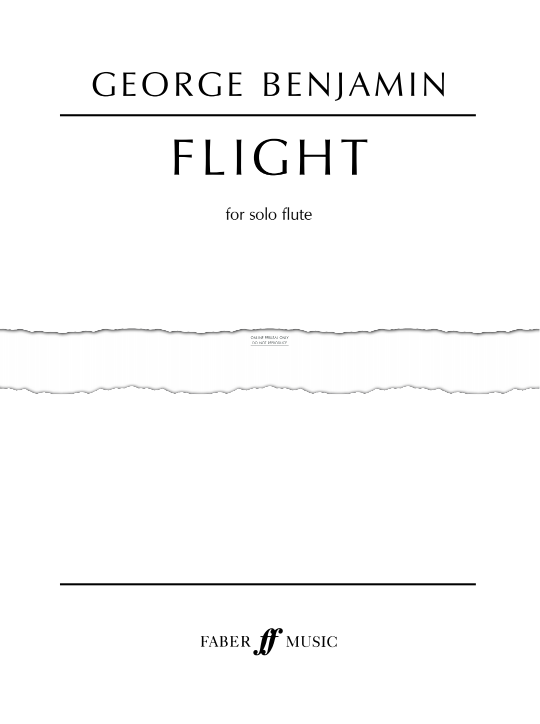 Product gallery: Page 1 of 1 Flight, George Benjamin
