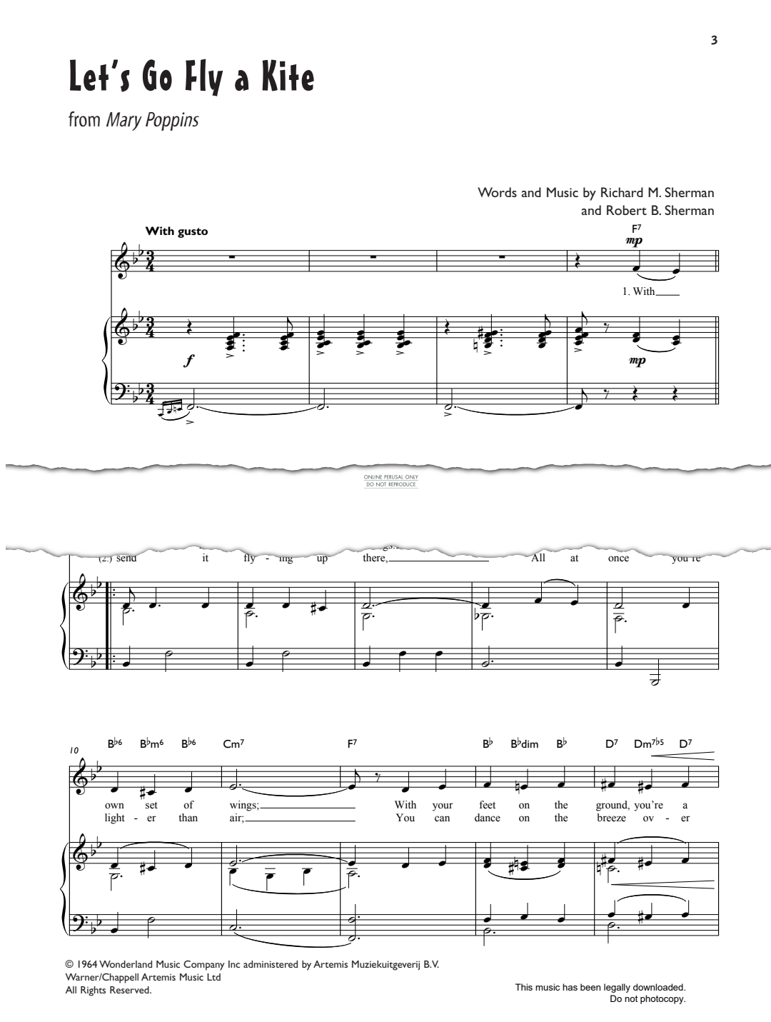Produktbild zu: Let's Go Fly A Kite (from 'Mary Poppins')