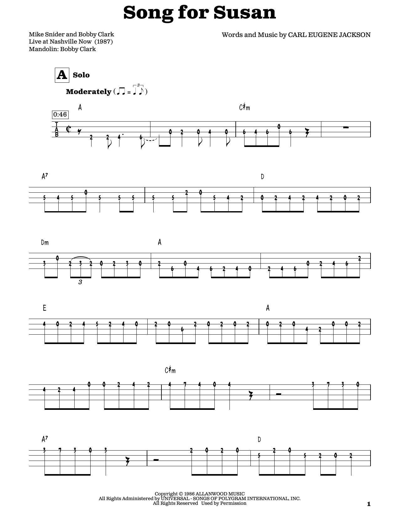 Product picture to: Song For Susan