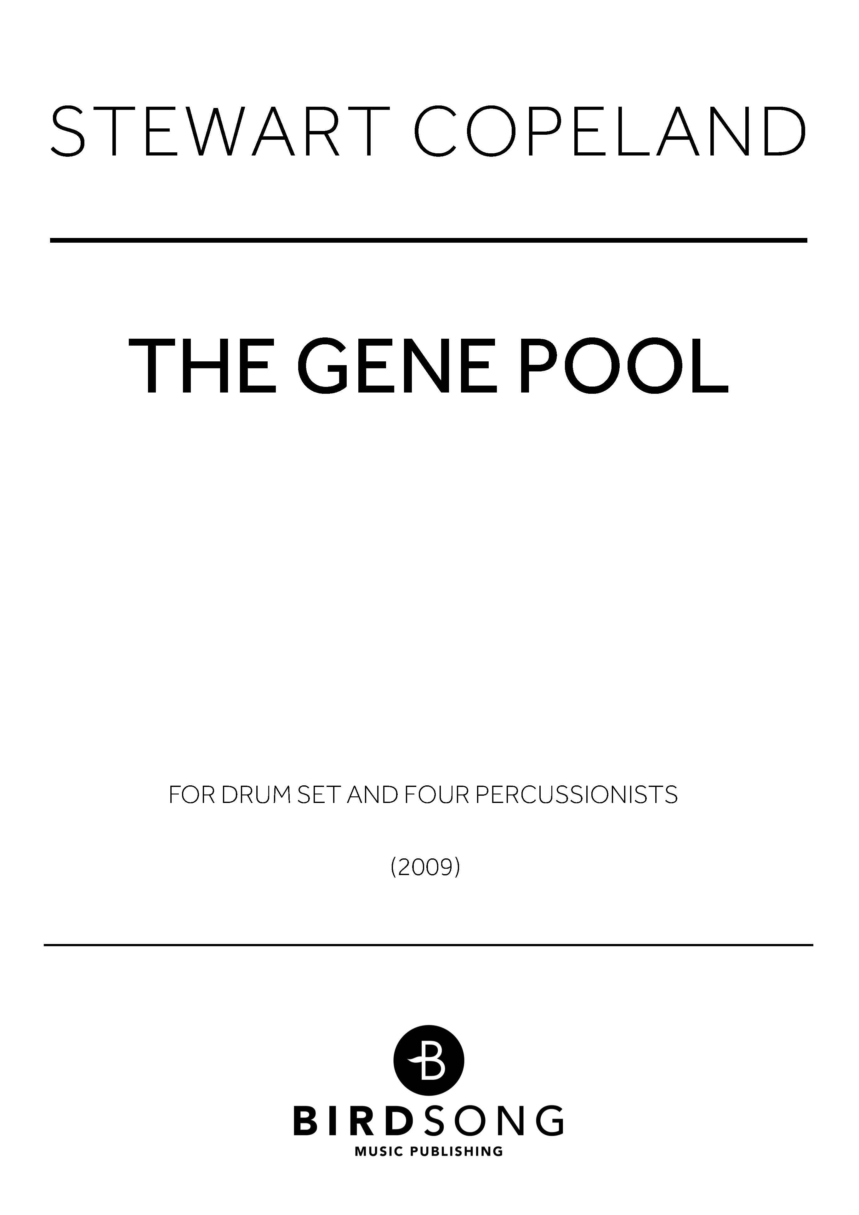 cover: The Gene Pool, Stewart Copeland