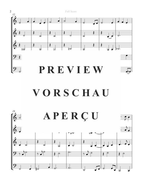 Produktgalerie: Seite 4 von 11 Just As I Am, , Blechbläser Quintett