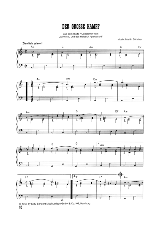 Product picture to: Der Große Kampf Martin Böttcher Orchester