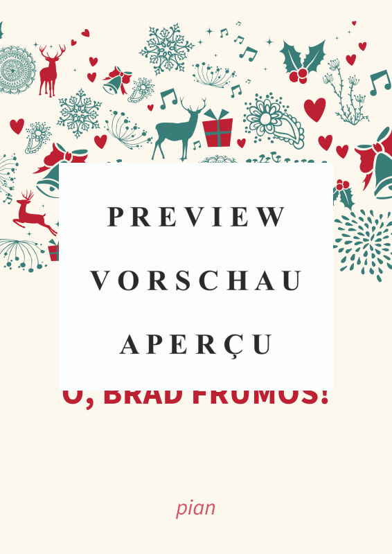 Produktgalerie: Seite 2 von 6 O, brad frumos! - Cântecul de Craciun atemporal, , Klavier Solo