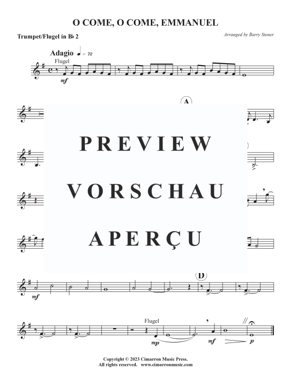 Produktgalerie: Seite 6 von 9 O Come, O Come Emmanuel, , Blechbläserquintett