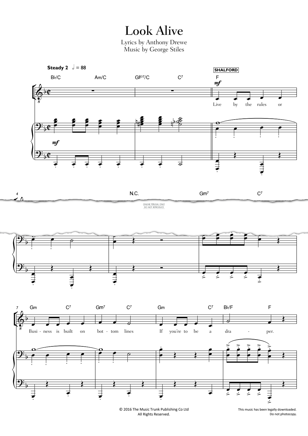 Product gallery: Page 1 of 1 Look Alive, George Stiles