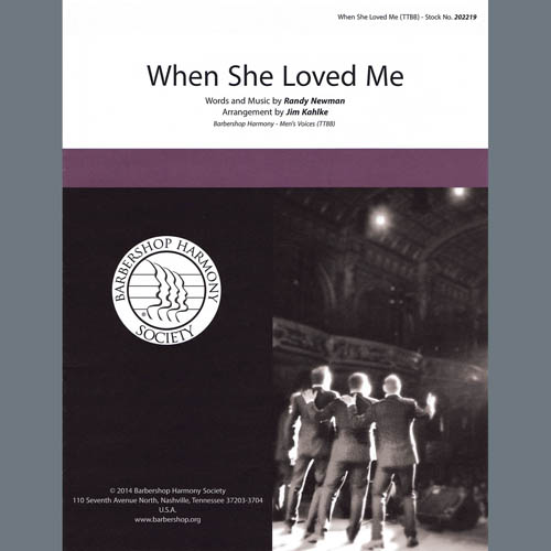 cover: When She Loved Me (from Toy Story 2) (arr. Jim Kahlke), Sarah McLachlan, Chor