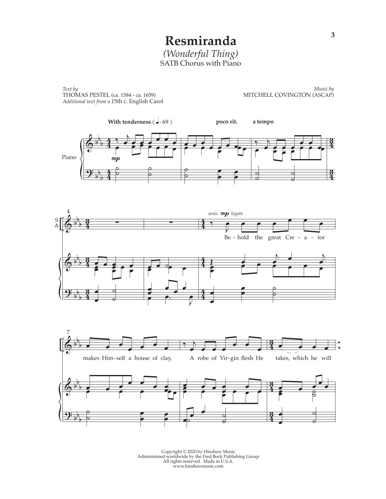 Produktbild zu: Res Miranda (Wonderful Thing)