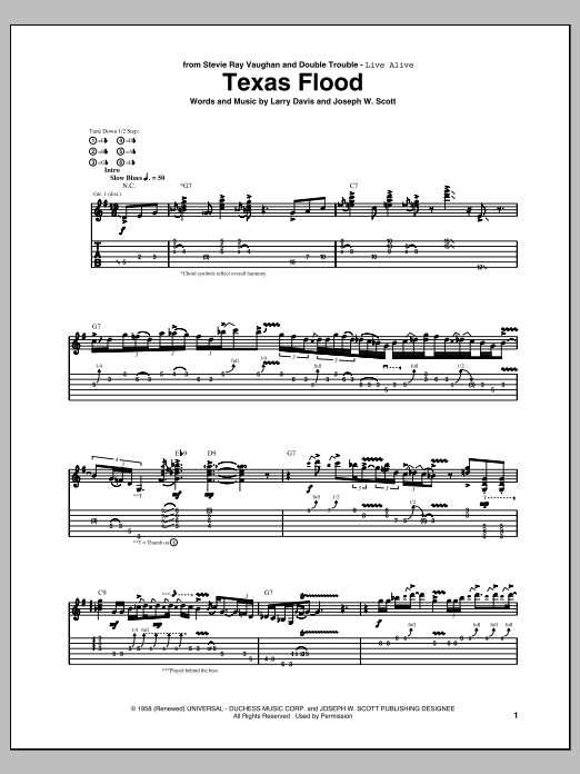 Product gallery: Page 1 of 1 Texas Flood, Stevie Ray Vaughan