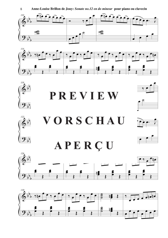 Product gallery: Page 9 of 17 Sonata no. 12 in c minor , Horvath, Nicolas, (Klavier/Cembalo Solo)