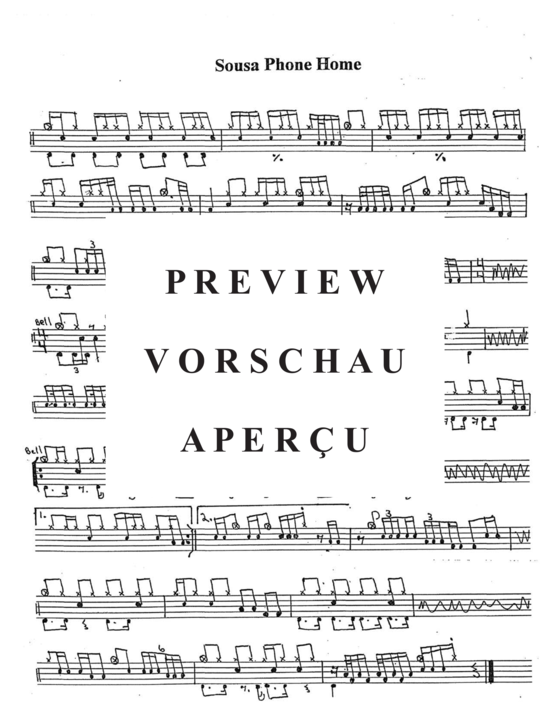 Produktgalerie: Seite 19 von 21 Sousa, Phone Home! , , (Sousaphon/Tuba Duett + opt. Percussion)