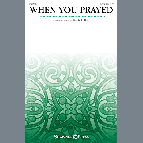 cover: When You Prayed, Travis L. Boyd, Chor