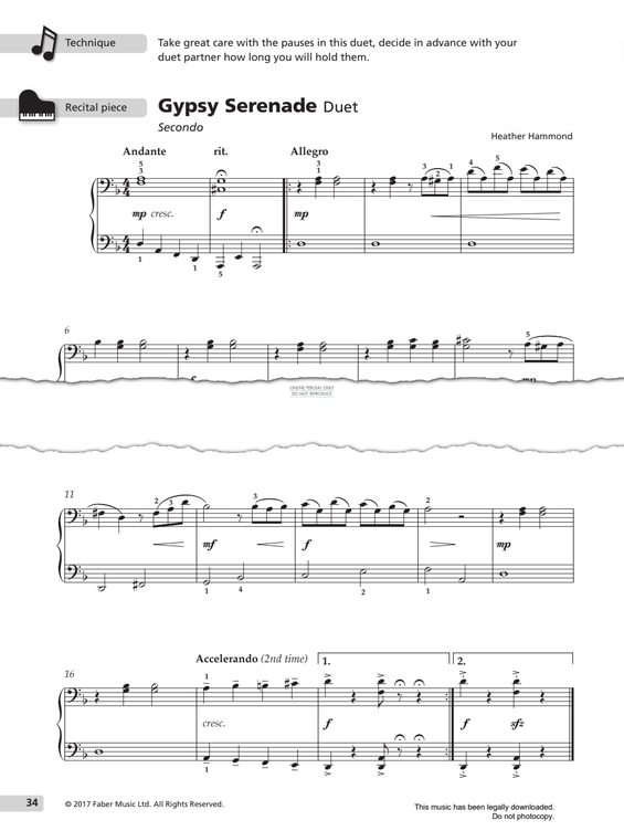 Produktgalerie: Seite 1 von 1 Gypsy Serenade, Heather Hammond, Klavier