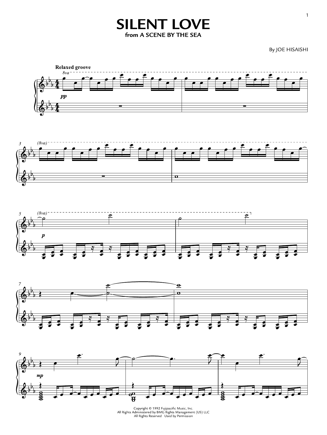 Produktgalerie: Seite 1 von 1 Silent Love (from A Scene At The Sea), Joe Hisaishi, Klavier