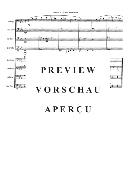 Product gallery: Page 10 of 21 Song Without Words , , (Tuba Quartett EETT)