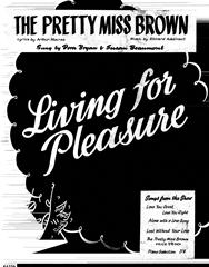 cover: The Pretty Miss Brown (from 'Living For Pleasure'), Richard Addinsell
