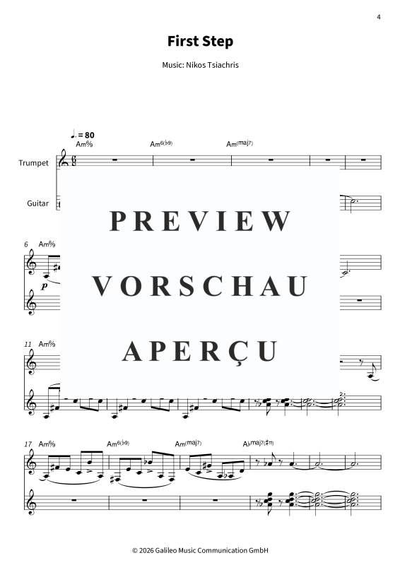 Produktgalerie: Seite 6 von 11 First Step, , Trompete in B und Gitarre