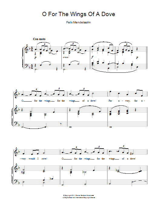 Produktbild zu: O For The Wings Of A Dove