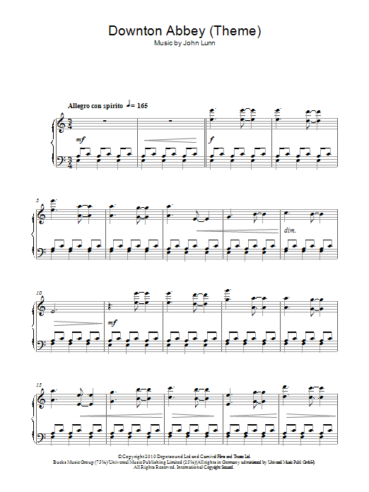 Product gallery: Page 1 of 1 Downton Abbey (Theme), John Lunn